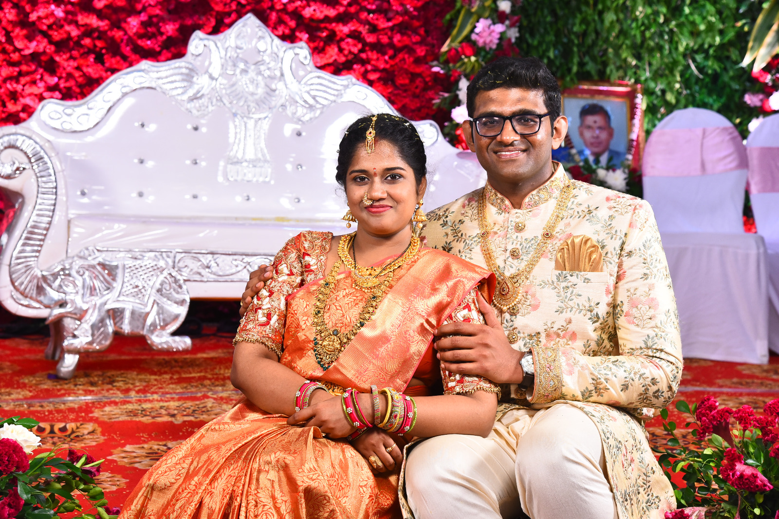 Sunset pre-wedding portrait in Visakhapatnam